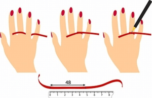 تعیین سایز انگشتر