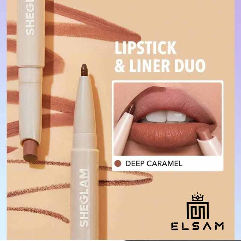 رژلب و خط لب شی گلم SheGlam Lipstick & Liner Duo