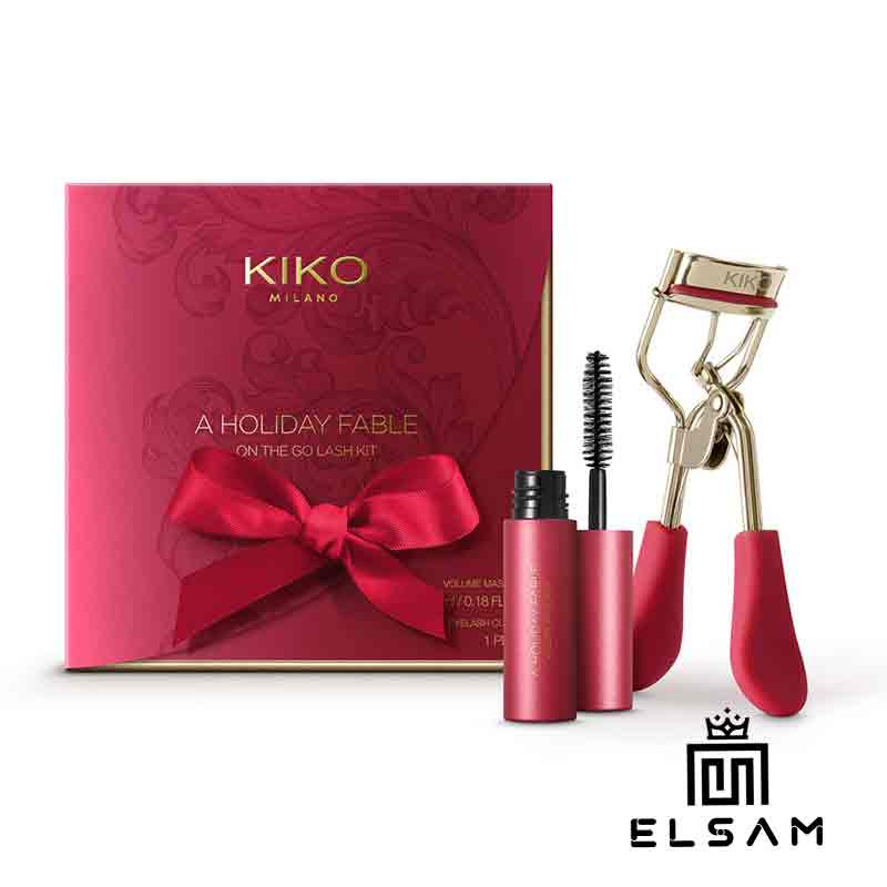 پک چشم کیکو میلانو ریمل مینی حجم دهنده و فر مژه KIKO Milano A Holiday Fable On The Go Lash Kit