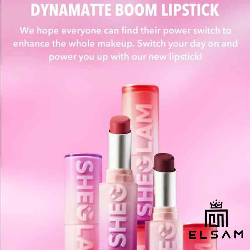 رژلب مات شیگلم Sheglam Dynamatte Boom Long-Lasting Matte Lipstick