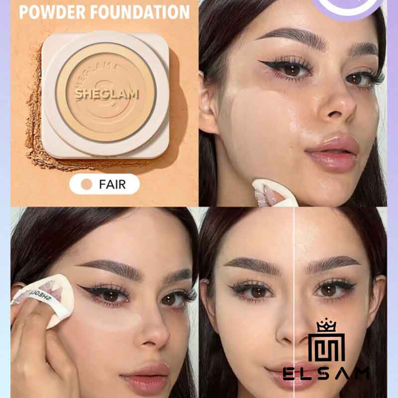پنکک شیگلم sheglam skin focus powder foundation