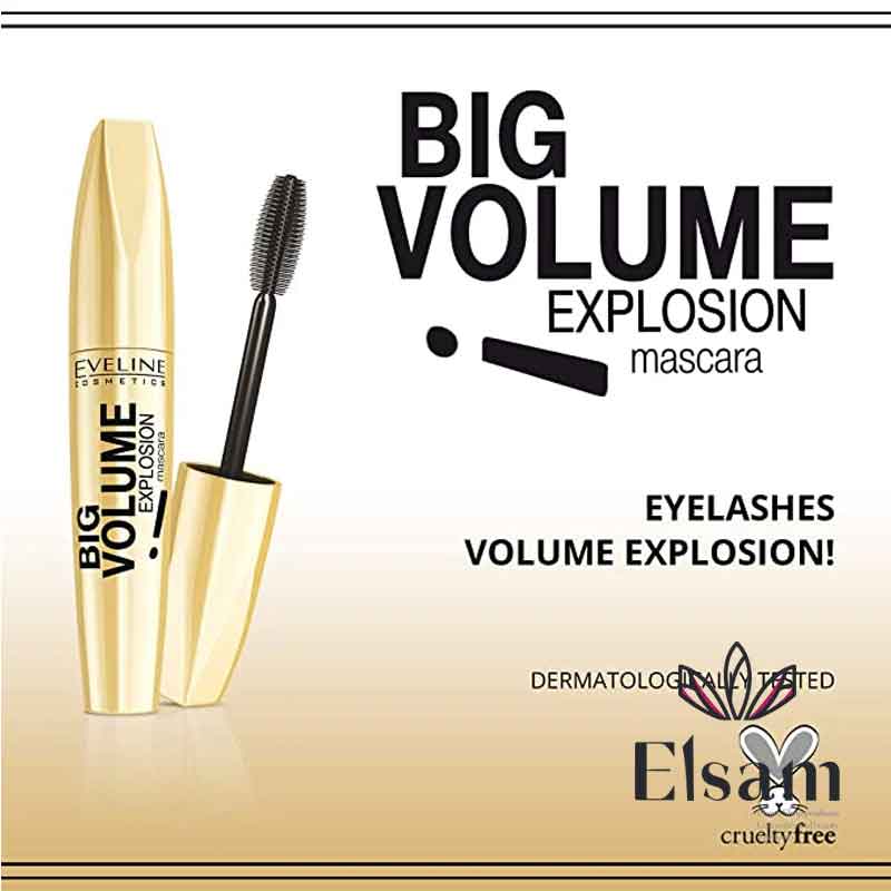 ریمل حجم دهنده اولاین Eveline Big Volume Explosion Mascara — تصویر ۳