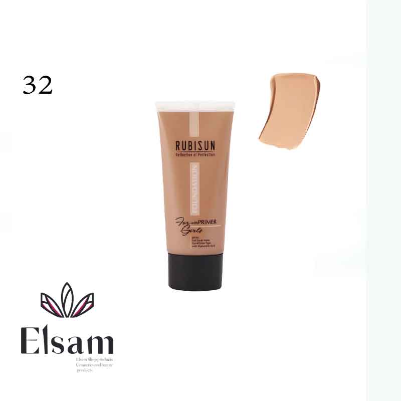 کرم پودر مدل پلاس روبی سان Rubisun Reflection of Perfection with Primer — تصویر ۳